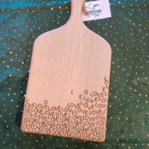 "LA" Planche avec gravure personnalisée